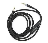 BONKZEBU Headphone Audio Cable hyperx headset kabel 4.9ft 3.5mm Male to Male Audio Cable with Volume Control, 3.5mm Headphone Cable Replacement for HyperXCloud, Hyper X Cloud Alpha Cable Przedłużacze