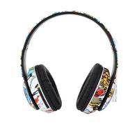 BONKZEBU Headphones Multifunctional Bass Effect Wireless Headset for Fashionable On-the-Go People Lithium Battery