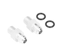BONKZEBU High Compatibility Transmission Cooler Adapter Fittings Replacement for GM TH350 TH400 4L60E 4L70E 700R4 TR6060-6AN to 1/4in NPSM Thread, Strong Material Long Service Life for AOD