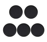 BONKZEBU High Precision 5pcs Rear Lens Cap Cover for L39 M39 39mm Screw Mount Camera Lenses, Made of Solid Plastic, Dust and Scratch Protection, Ideal for Professional Photographers, Black