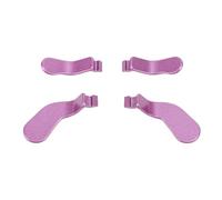 BONKZEBU High-Quality Wireless Controller Metal Paddles D Pads Replacement Kit for Series 2, Easy to Install, Stainless Steel 6Pcs for (model 1698) For Series 2 Players (Light Purple)