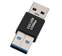 BONKZEBU High Speed USB 3.0 Type-A Male to Male OTG Adapter Efficient Transfer and Charging for On-the-Go Data Management Aluminum Alloy 1 Pack