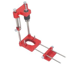 BONKZEBU Hole Punch Template Guide Tool Rugged Adjustable Drill Guide Attachment for Woodworking Drilling, Portable High Accuracy Drill Locator for DIY Enthusiasts