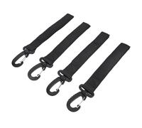 BONKZEBU Kayak Paddle Straps Premium Nylon Adjustable Fastener Tape Keepers for Inflatable Boat Paddle, 4PCS for Water Sports Enthusiasts