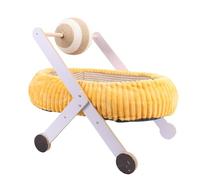 BONKZEBU Kitten Hammock Scratching Ball Cozy Bed Scratcher for Cats Stylish Design Compact Size