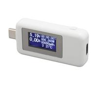 BONKZEBU KWS 1802C USB C Power Meter Tester Accurate Voltage Current Detector 4-30V for USB Terminal Devices