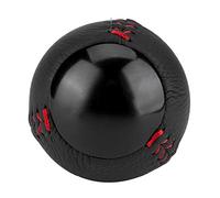 BONKZEBU Leather Shift Knob Head with Fantastic Stitch Design for CRZ/ - Direct Replacement Gear Knob for EK9 EP3 FN2 DC2 DC5 FD2 FA5 - Red 5 Speed (6th Gear) (6th) (5th)