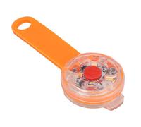 BONKZEBU LED Dog Light Pendant USB Rechargeable IPX7 Waterproof, 3 Light Modes Dog Collar for Pet Bag Bike, Collar Lights for Night Walking, Night for Walking (Orange)