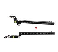 BONKZEBU Long Focus Lens Support Arrow Storage Case Plate Bird Watching Telephoto Zoom Lens Bracket Set Made of Aluminum Alloy/CNC/250mm (F250-38)
