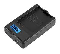 BONKZEBU LP-E8 Charger USB with LCD Screen Portable Black Plastic 3.1x2x0.8in for 550D 600D 650D 700D Camera Users