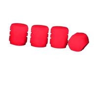 BONKZEBU Luminous Fluorescent Tire Valve Cap Enhanced Visibility Easy Install Air Nozzle Wheel Cover, Suitable for Night Rides Durable Construction (Red)