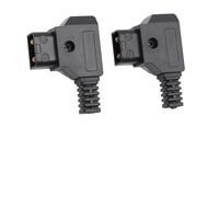 BONKZEBU Male D Tap Connector Plug DIY Kit with Great Conductivity for Camera Monitor Compatible for V Mount Battery 2pcs