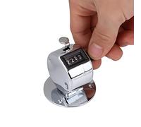 BONKZEBU Metal Handheld Tally Counter - 4-Digit No Battery Clicker, Lightweight Sports Game Counter, Portable Umpire Clicker for Sports Events