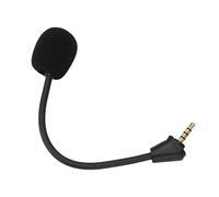 BONKZEBU Mic Replacement 3.5mm Detachable Game Microphone for Hyper X Cloud II Wireless Cloud Core Cloud Pro Silver Cloudx, HyperxCloud 2 Mic Replacement Game Detachable Gold Plated Jack
