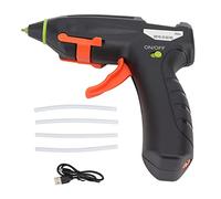BONKZEBU Mini Cordless Hot Glue Gun Set, USB Charging Cable Glue Stick Energy Saving Gun for Maintenance 3.7V, Hot Cordless, ABS Material