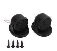 BONKZEBU Mini Dome Tweeter Set High Performance Car Audio Speakers for Universal Car 5-20KHz 101dB Black with Screws, 2pcs