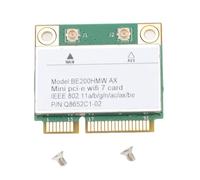 BONKZEBU Mini PCI E WiFi 7 Card, 8774Mbps Wireless Network Card with MU MIMO Technology and BT 5 4, for OS PC (No Antenna)