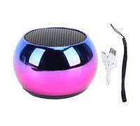 BONKZEBU Mini Speaker,Low Power Consumption Wireless Portable Speaker,Stable Signal Loud Volume Small,for Outdoor (Colorful)