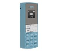 BONKZEBU Miniature Small Cell Phone with Voice Changer Feature, Band 2G Unlocked Tiny Mobile Phone for Unique Conversation Experience, ABS Material (Blue)