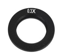 BONKZEBU Monocular Zoom Lens Lightweight Objective Lens Enhanced Microscopic Images for Different Experiment Needs (0.3X)