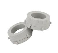 BONKZEBU Nab Hub Adapters Replacement 1 Pair Premium Plastic Universal 10 Inch Opener for B67 G8M2Reel to Reel Tape Recorders Gray White