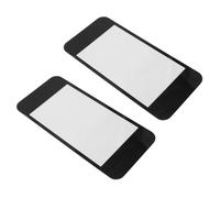 BONKZEBU New 2DS XL Front Screen Lens Cover, Strong Compatibility Upper Top Screen Lens Replacement, Quality Resin Material, 2 X Front , Repair Part for Cracked LCD , Suit for Gaming Console