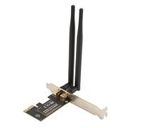 BONKZEBU PCIE Ethernet Adapter Adaptive High Speed 300M Network Card for for Linux for OS X, Sturdy and Wear Resistant Immersion Gold Technology, IEEE 802.11b/g/n