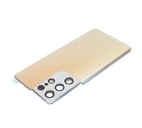 BONKZEBU Phone Back Glass Replacement for S21 Ultra, with Camera Lens and Tape Parts, Easy Installation for DIY Enthusiasts, Made of Premium Glass for Tech Enthusiasts