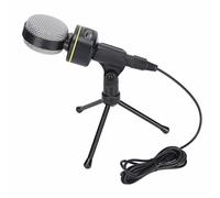 BONKZEBU Portable Gaming Microphone Low Noise Omnidirectional Mic for PC First Choice Recording for Asmr Mic Online Chat Voice Communication, ABSSensitivity -30dB±3dB