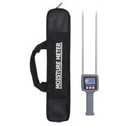 BONKZEBU Portable Humidity Meter, Backlit Display High Accuracy Humidity Tester for Cereal Straw Forage Grass Bran, Portable Tester, MoistureMeter