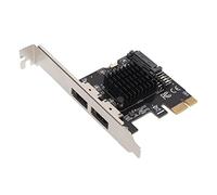 BONKZEBU Powerful PCIE Expansion Card for ESATA Power 2 Port, Support 6.0Gbps PCI Express Card, Plug and Play Hot Swap for /