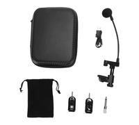BONKZEBU Professional Wireless Violin Microphone,Long Distance Transfer Violin Pickup Clip On Instrument Microphone,Long Battery Life 2.4G Clip On Condenser Mic,for Stage