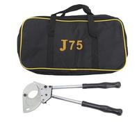 BONKZEBU Ratcheting Cable Cutter, 750 M C M 400mm2 Dia65mm 2.6in Labor Saving Ratchet Wire Cutter, Wire Cutters Heavy Duty, Ratcheting Cable Cutters