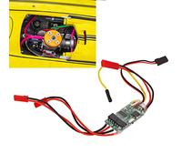 BONKZEBU RC Brushed ESC, 2s-3s Lipo, RC Brushed Motor Speed Controller for Car, Boat, Truck, Motorcycle