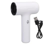 BONKZEBU Rechargeable Paint Dryer, 500W Brushless Motor Portable Cordless Hair Dryer for Art Students, with Enhanced Fan Blades for Rapid Drying (White)