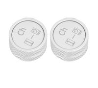 BONKZEBU Reel to Reel Input Knob, CNC Aluminum Alloy Replacement for Nagra IV S IV SJ, with Volume Control and VU Meter Movement, Professional Accessory for Open Player (2 Packs)