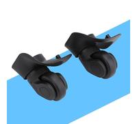 BONKZEBU Replacement Luggage Wheels, Smooth Silent Sturdy Wheels, Rubber Rotating Casters & Single Roller Wheels for Suitcase Accessory