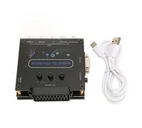 BONKZEBU RGBS VGA SCART to YPBPR Component Converter, SFC N64 MD | Supports 480i-1080p, Adjustable RGB Brightness, External USB C 5V Power, Compatible with European and Japanese SCART