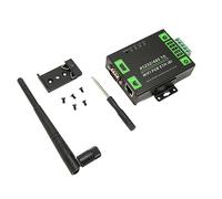 BONKZEBU RS232 RS485 to WiFi POE Ethernet Serial Server Converter Efficient Industrial Data Collector for IoT for Data Acquisition and Smart Meter Monitoring Metal 1 X Serial Server 1 X Signal Bar