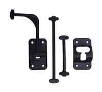 BONKZEBU Secure 90 Degree RV Entry Door Holder Sturdy ABS Material for Trailer Cargo (Black)