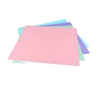 BONKZEBU Self Healing Cutting Mat Durable Craft Cutting Board for Sewing Projects 12 Inch 4 PCS Blue Green Pink Purple