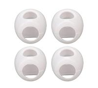 BONKZEBU Set of 4 Baby Door Knob Safety Covers, Easy to Install, Child Proof, for Ball Handle, Protect Your Child in Bathroom, Kitchen, Made of ABS Material