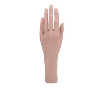 BONKZEBU Silicone Female Hand Life Size Female Model Hand,Mannequin Model Fake,for Nail Art Training Jewelry Display 10.2 X 3.1in (Left Hand)