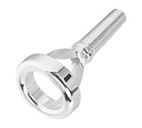 BONKZEBU Silver Coated Tuba Mouthpiece Trainer for Musicians Pull Down Shape Endurance Exercise for Intermediate and Advanced Players Material: and Silver Plated