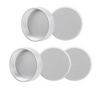 BONKZEBU Silver Lens Rear Cover, 5Pcs Portable Lens Protective Cover for C-mount Camera