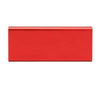 BONKZEBU Slim Design MSATA to USB 3.0 SSD Enclosure Adapter High Speed Transfer Rate Strong Practicality for Laptop External Storage Red SSD Case