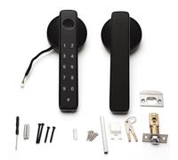 BONKZEBU Smart Fingerprint Lock, 3 Unlock Methods Fingerprint Password Mechanical Key, Capacity 1 Second Fast Opening, with USB Emergency Charging, for Home Hotel Apartment Office