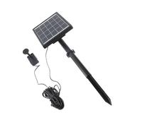 BONKZEBU Solar Water Pump Kit Efficient Submersible 6 Nozzles Fountain for Eco-Friendly Garden Decor for Animal Bathing for Fish & Birds for Large Fountains