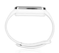 BONKZEBU Stylish LED Electronic Watch Long Battery Life Rechargeable Wrist Hour for Daily Use (White)