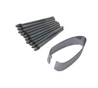 BONKZEBU Stylus Pen Replacement Tip High Sensitivity Nibs for Writing Sketching, Fine Hard Tip Universal for Most Stylus Pens, 10PCS Gray 1.05mm Nibs